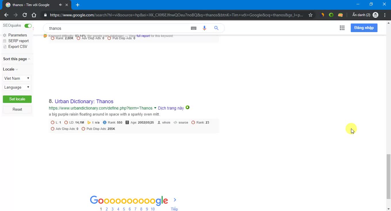 Thanos Google