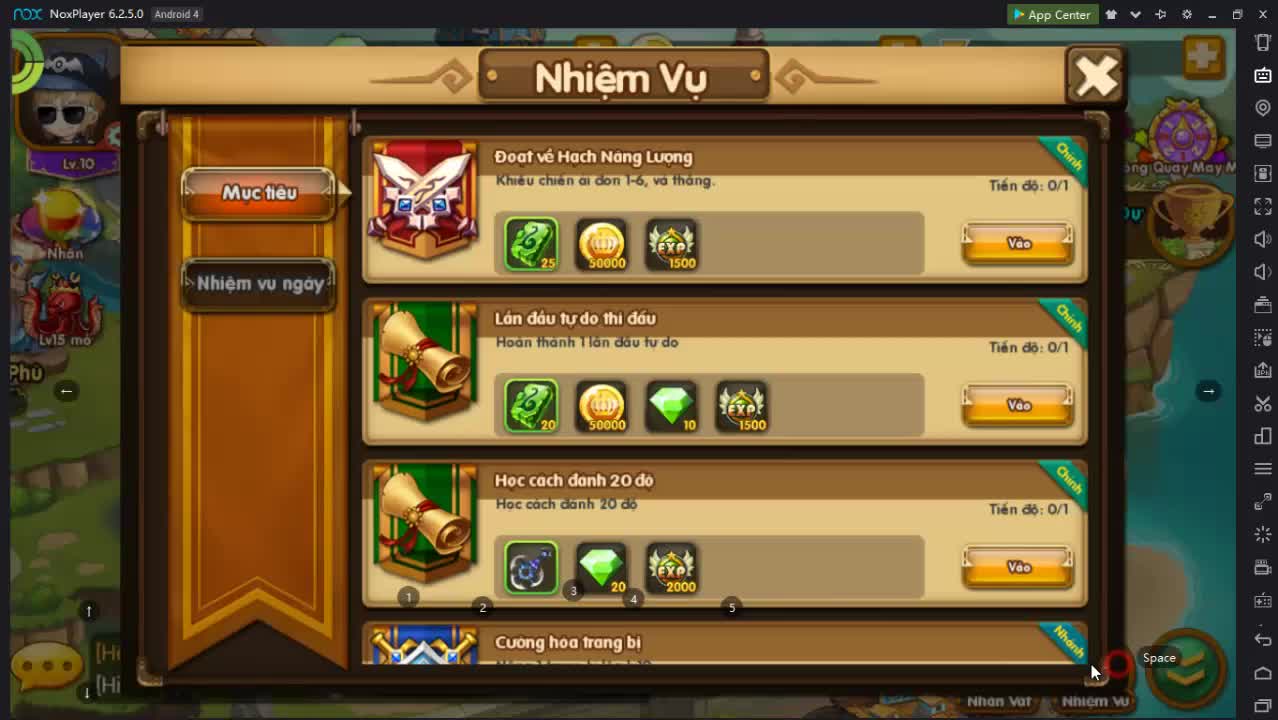 Cách cường hoá Trang bị trong Gun Gun Mobile
