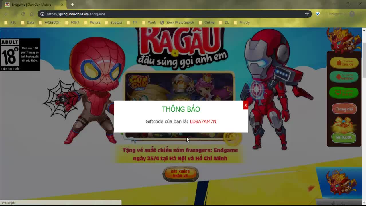 Cách nhận giftcode game Gun Gun Mobile