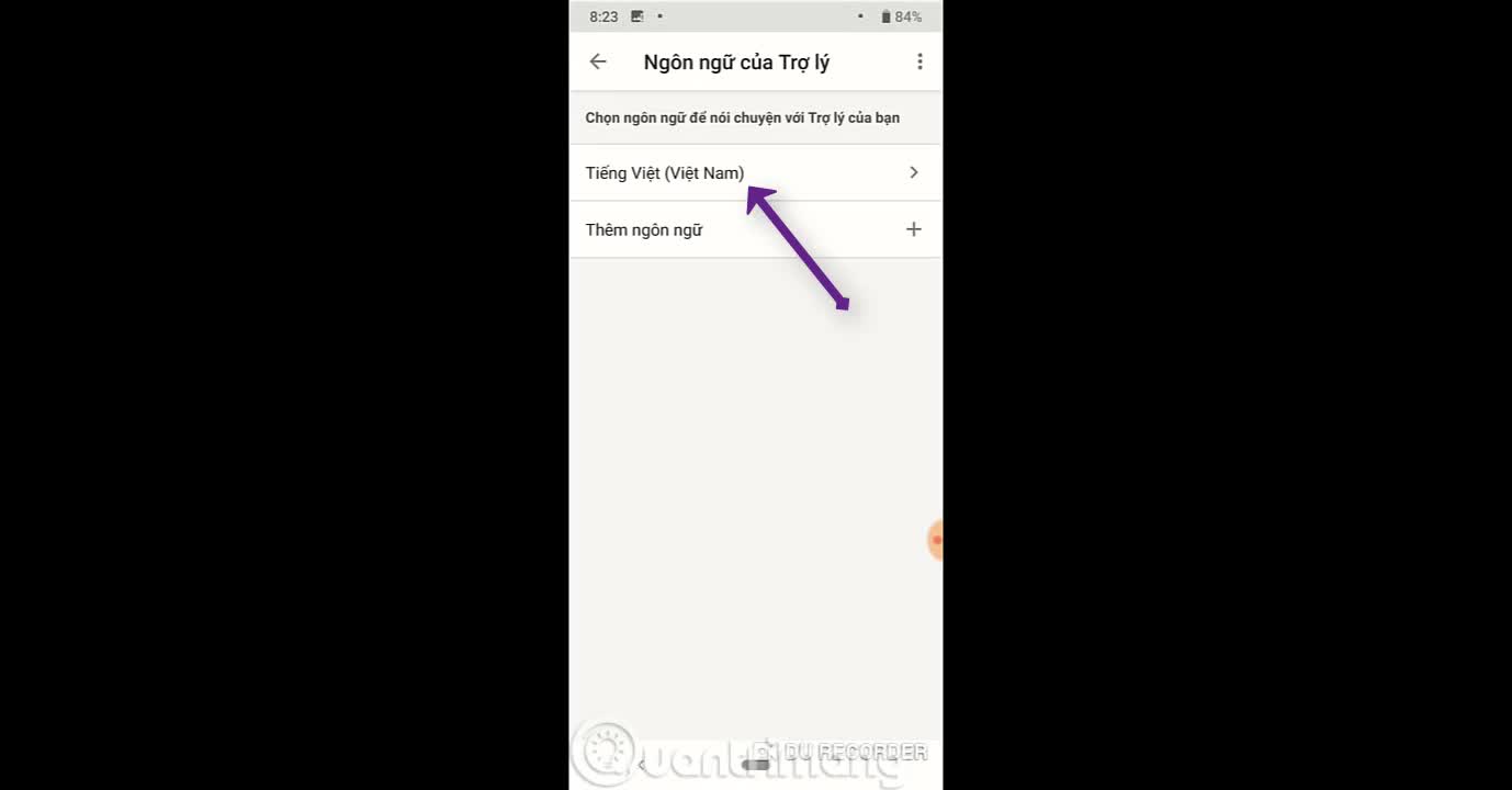 Google Assistant tiếng Việt