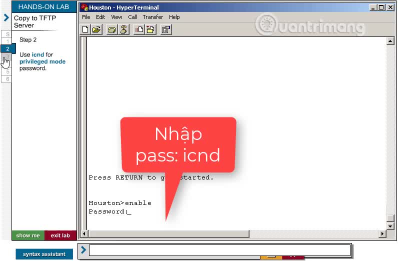 Copy to TFTP Server