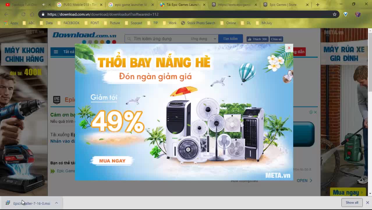 Cách tải và cài đặt Epic Games Launcher