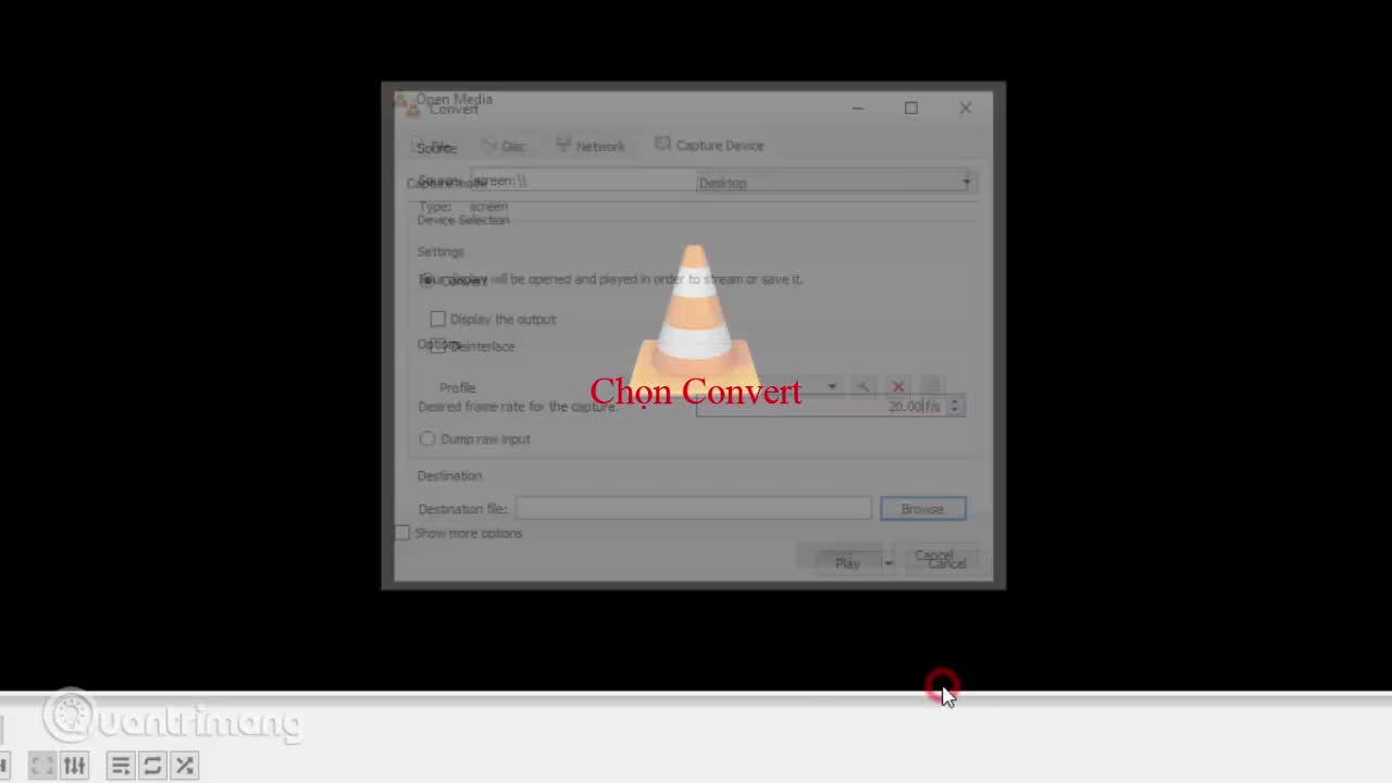 Cách dùng VLC Media Player quay video màn hình