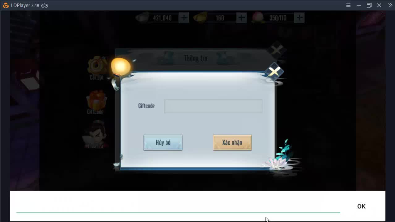 Cách nhập giftcode Đấu Chiến Thần Mobile