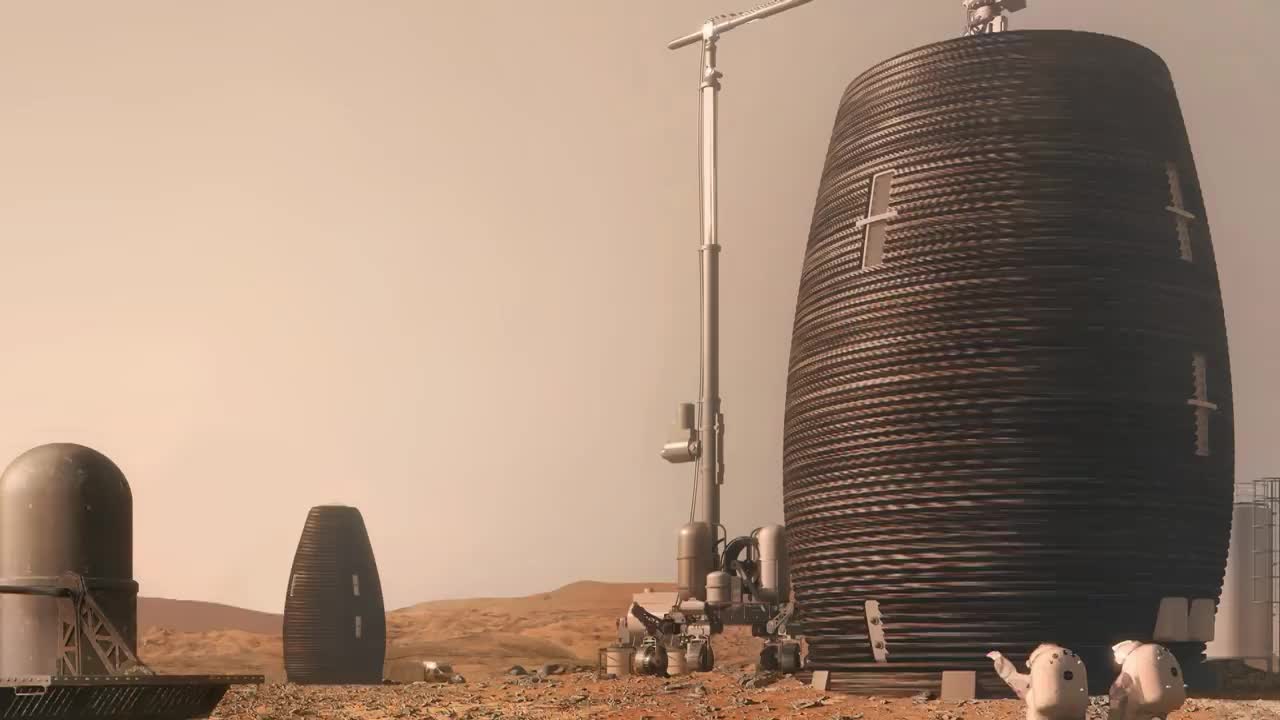 AI SpaceFactory MARSHA Our Vertical Martian Future Part One