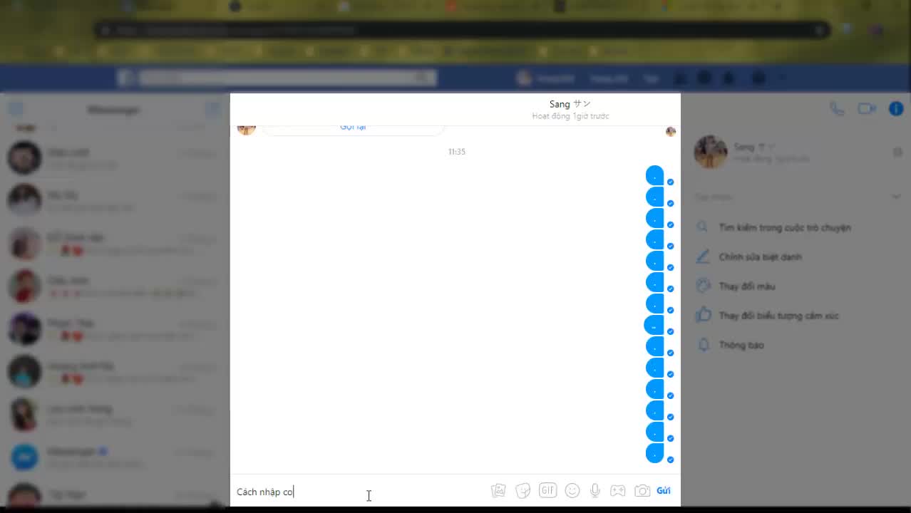 Cách soạn thảo công thức Toán học trên Facebook Messenger