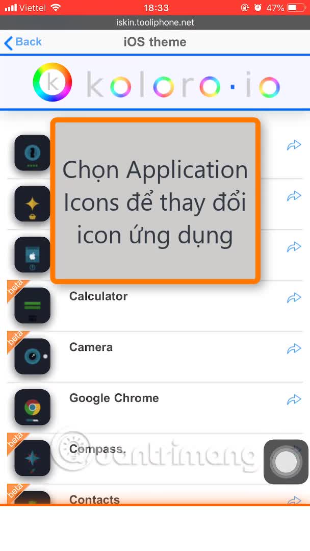 Cách đổi giao diện icon trên iPhone không cần Jailbreak