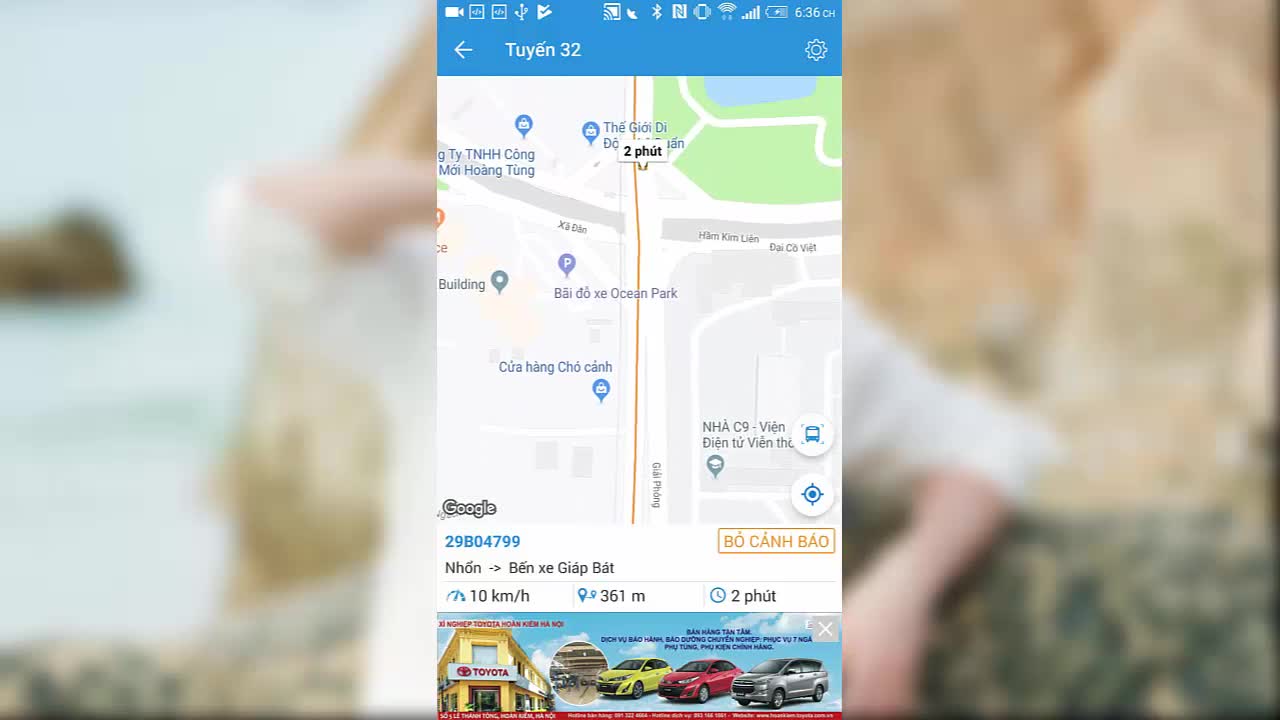 Hướng dẫn theo dõi tuyến xe bus Hà Nội trên Tìm Buýt