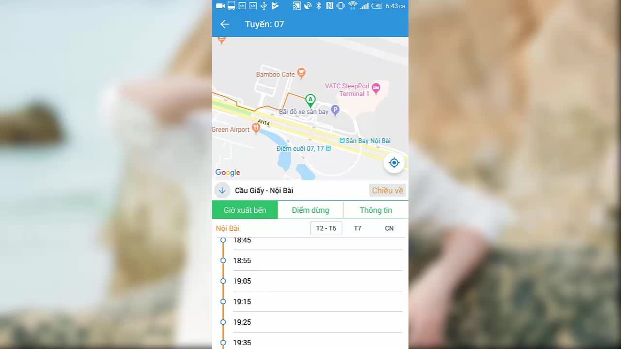 Hướng dẫn tra cứu lộ trình xe buýt Hà Nội trên Tìm Buýt