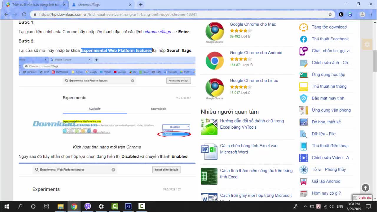 Hướng dẫn trích xuất văn bản từ ảnh trên trình duyệt Chrome