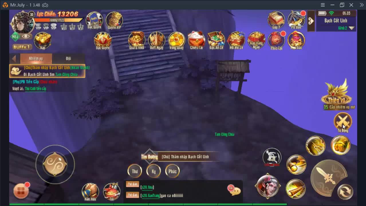 Cách nhập giftcode game Ma Đạo Tây Du