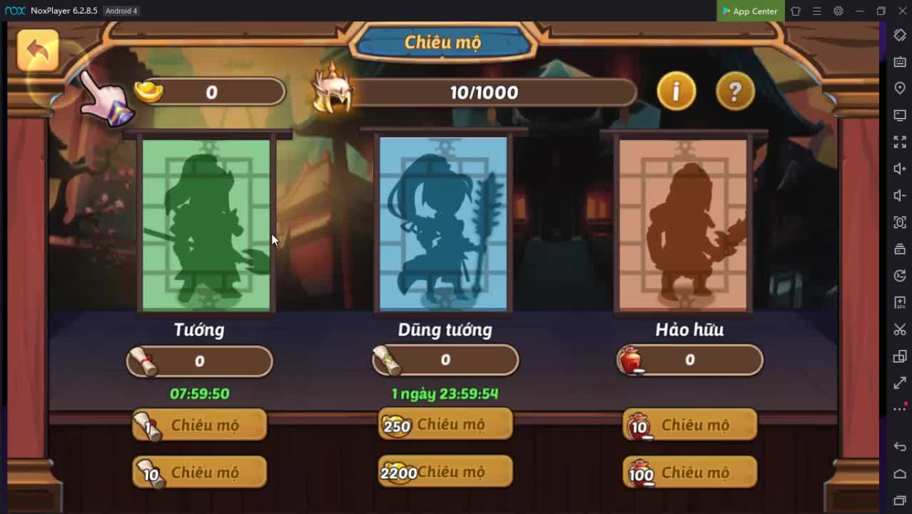 Cách chơi Tam Quốc AFK trên máy tính