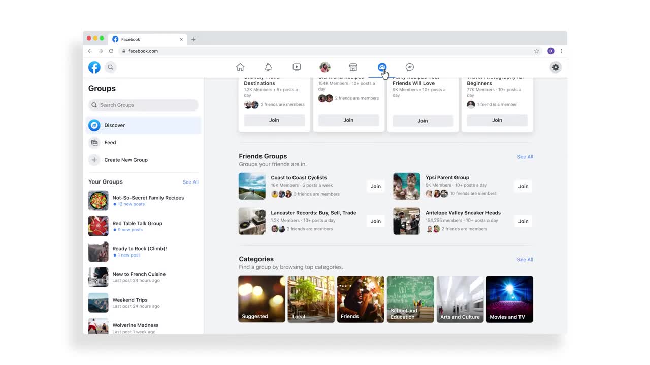 Facebook upcoming redesign