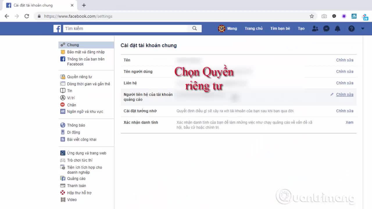Cách chặn tìm Facebook qua số điện thoại
