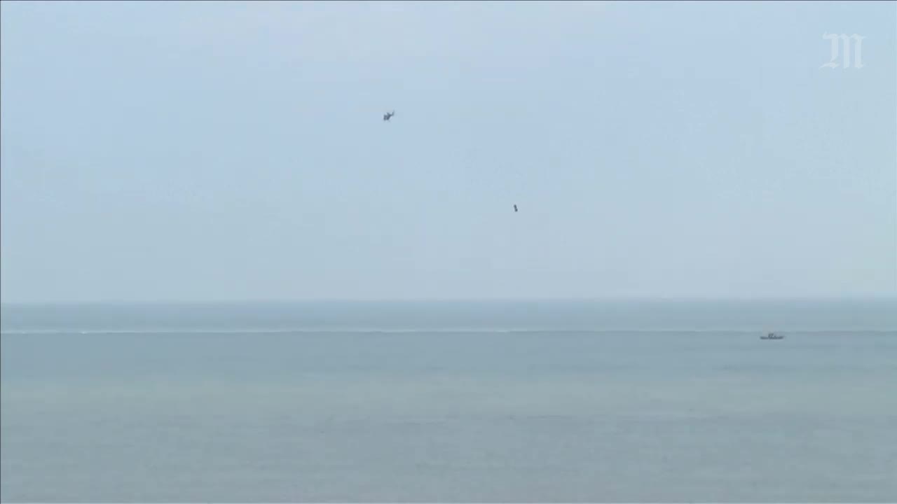 Les images du vol de Francky Zapata au dessus de la Manche