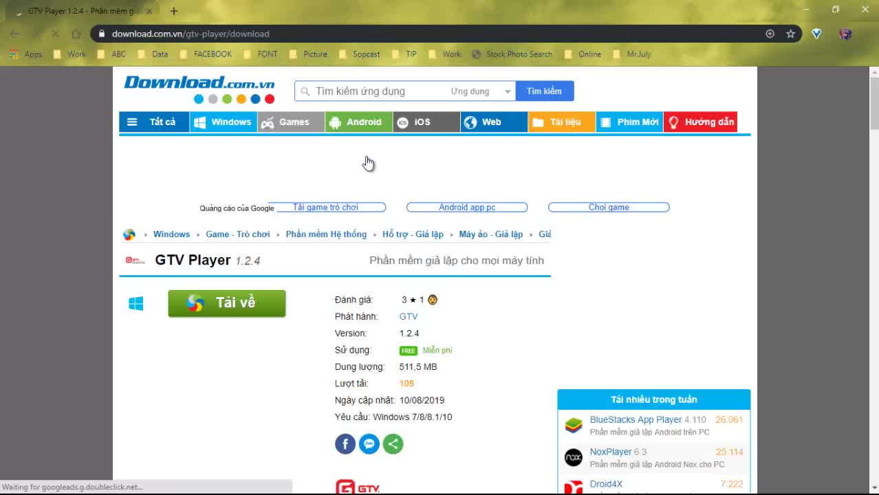 Cách tải và cài đặt GTV Player trên máy tính