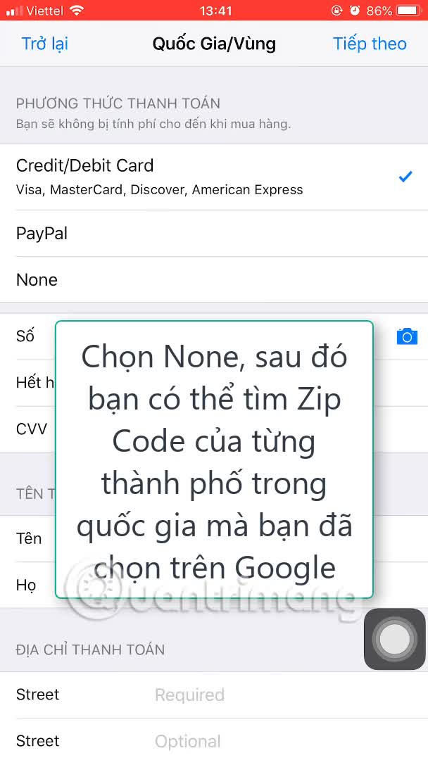 Hướng dẫn đổi quốc gia App Store trên iPhone
