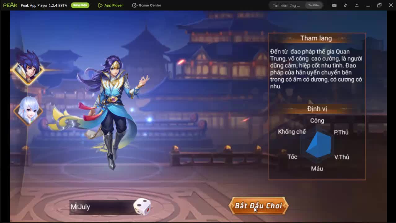 Cách chơi Ngọa Long Tam Quốc Mobile trên máy tính