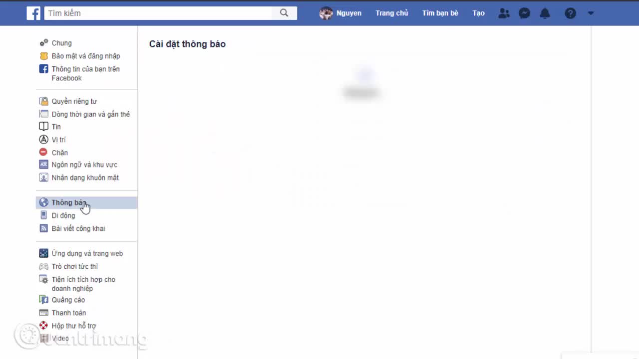 Cách tắt thông báo nhóm Facebook máy tính