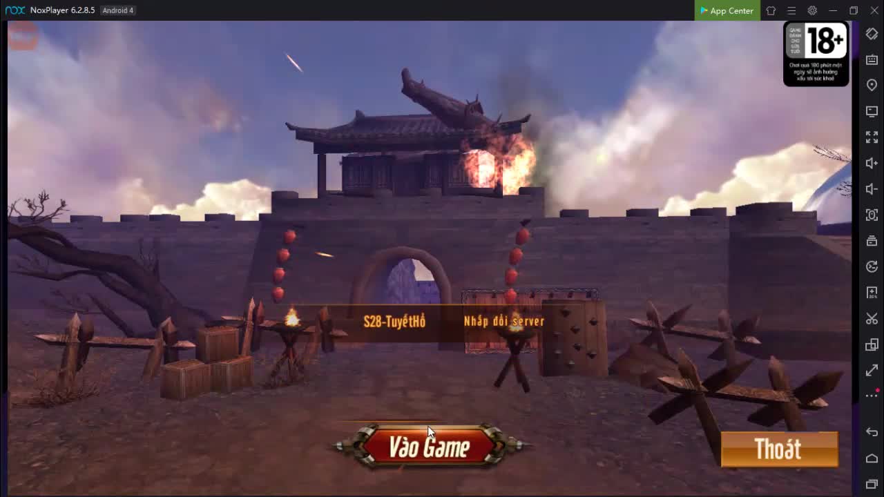 Chơi game chơi Bá Đao Nhất Kiếm trên máy tính