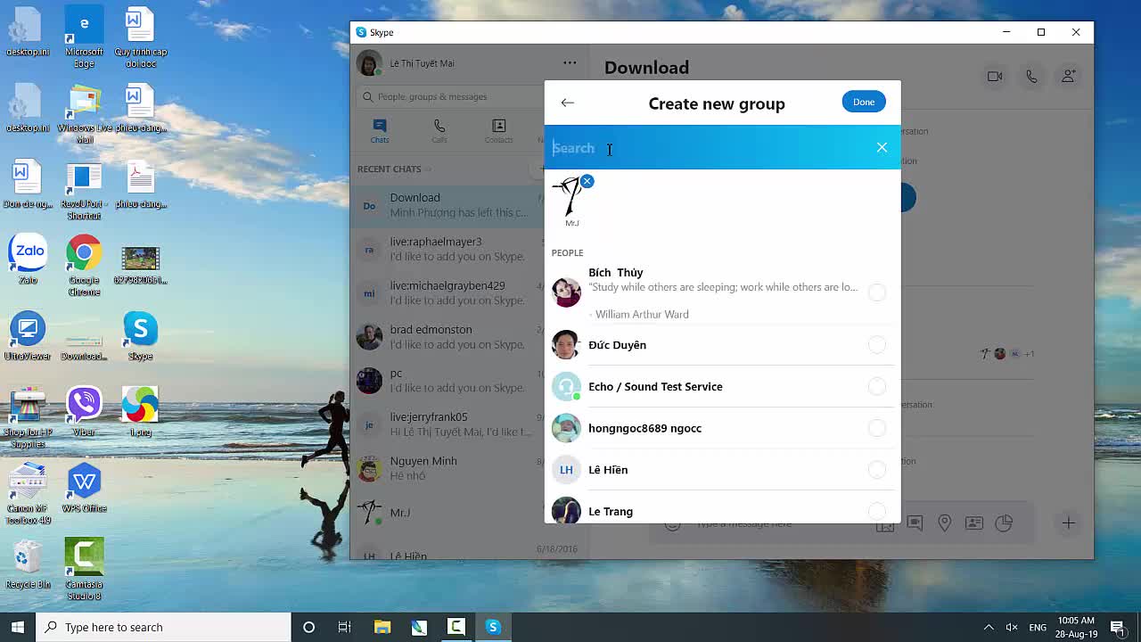 Cách tạo nhóm chat Skype trên máy tính - Download.com.vn