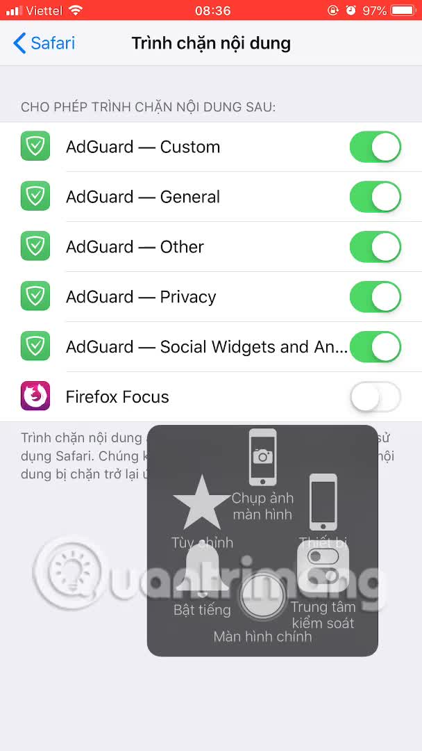 Hướng dẫn chặn quảng cáo trên Safari bằng AdGuard