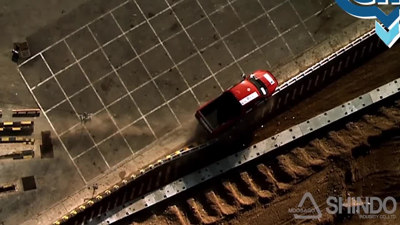 Rolling Barrier system , Rolling Guardrail MASH TL3, TL4 Pickup Truck Test