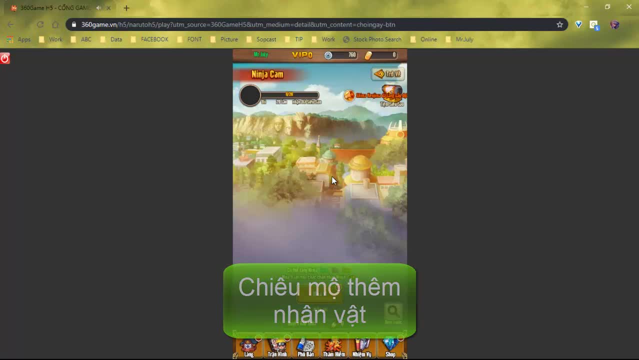 Cách chơi Naruto Hỏa Chí H5