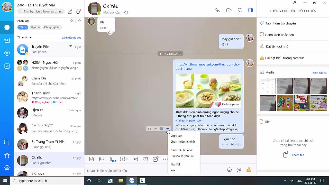 Cách đánh dấu tin nhắn quan trọng trên Zalo PC - Download.com.vn