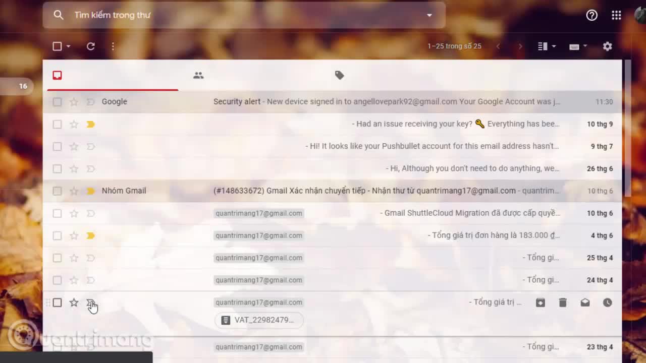 Cách hiển thị bản xem trước trong Gmail