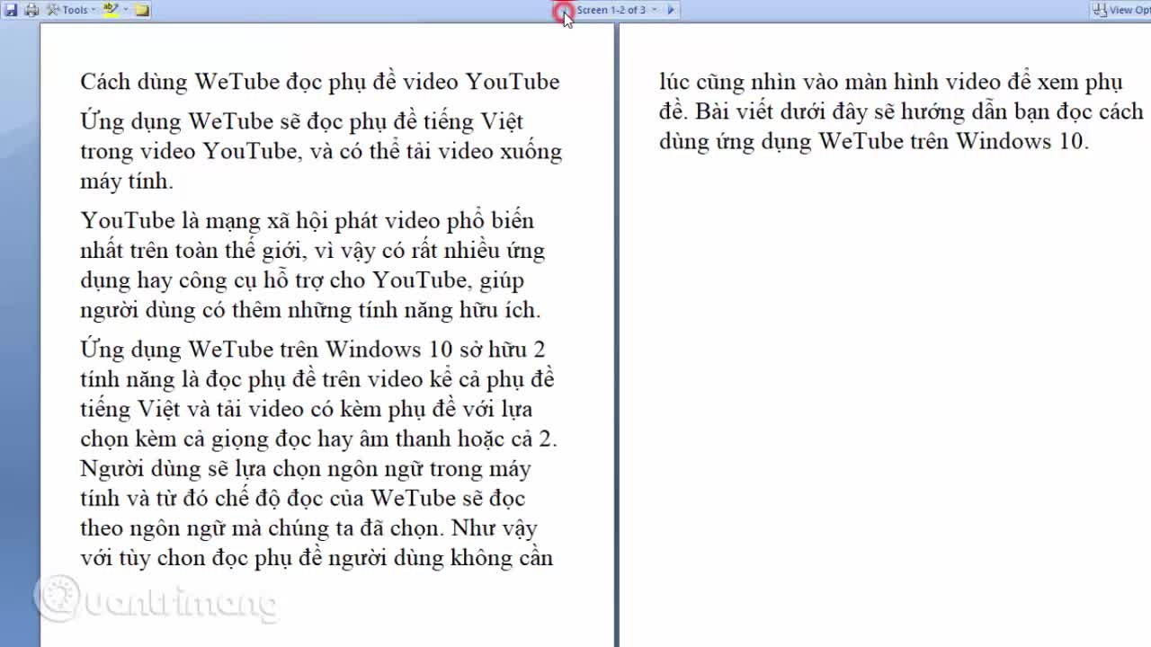 Cách thêm trang mới trong Word