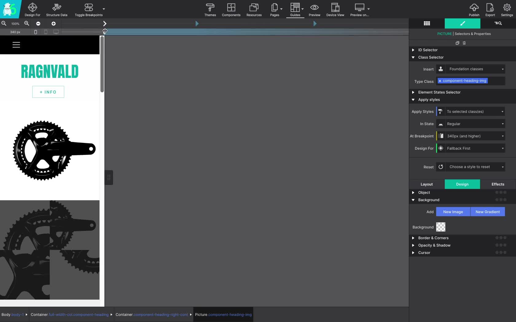 Responsive Site Designer - Custom Breakpoints