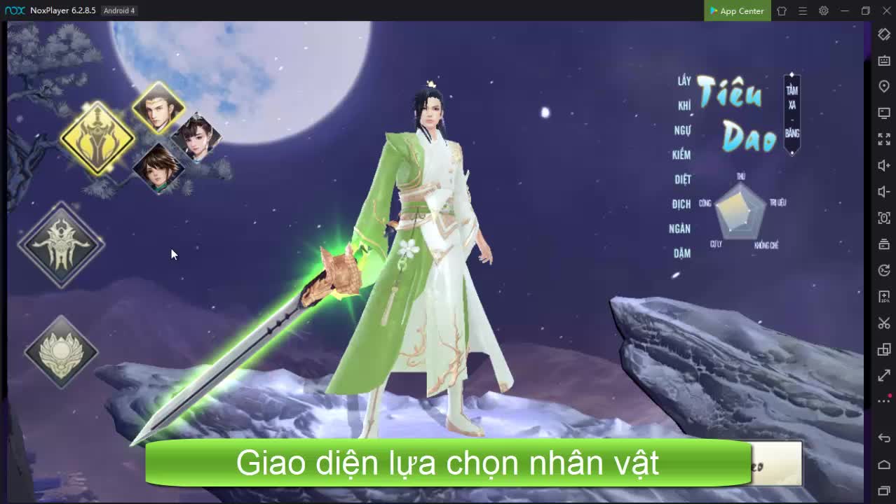 Cách chơi game Tiêu Dao Mobile trên máy tính 