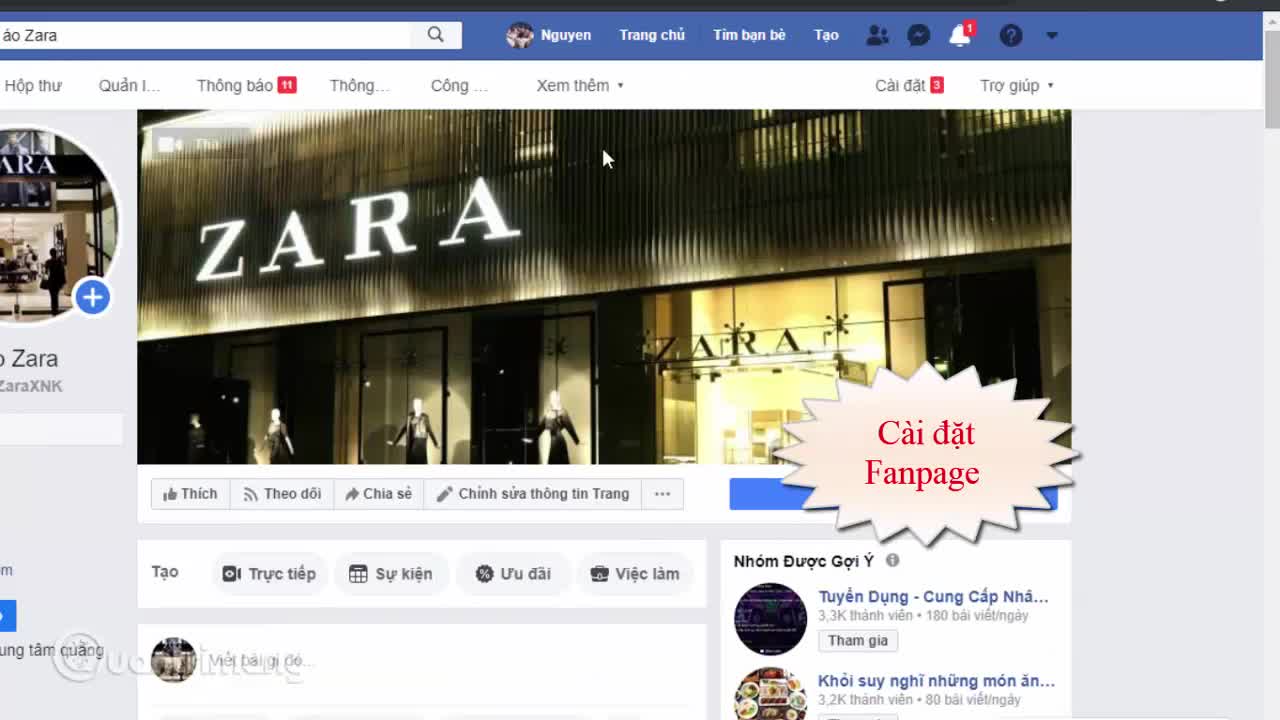 Cách chặn bài đăng lên Fanpage
