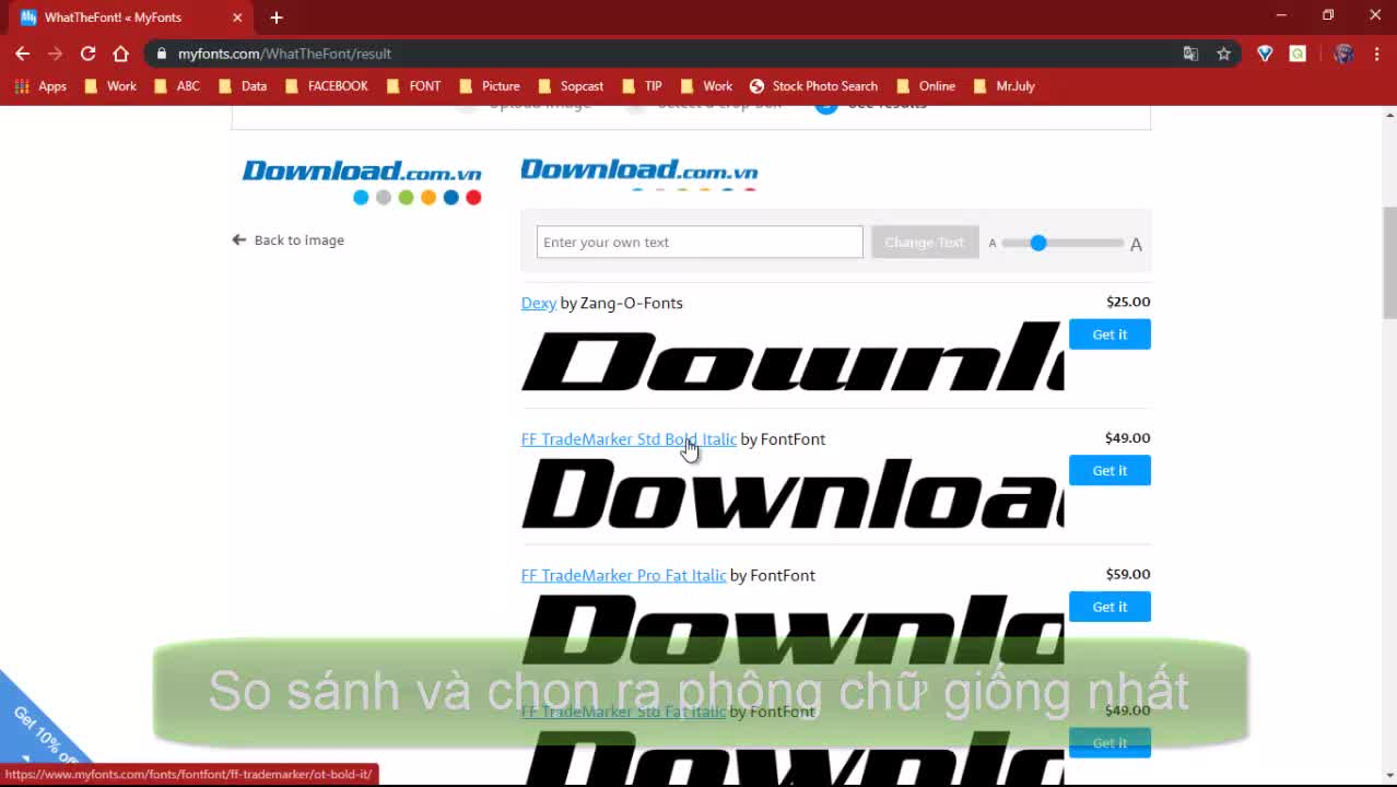 Cách nhận diện Font chữ bằng hình ảnh