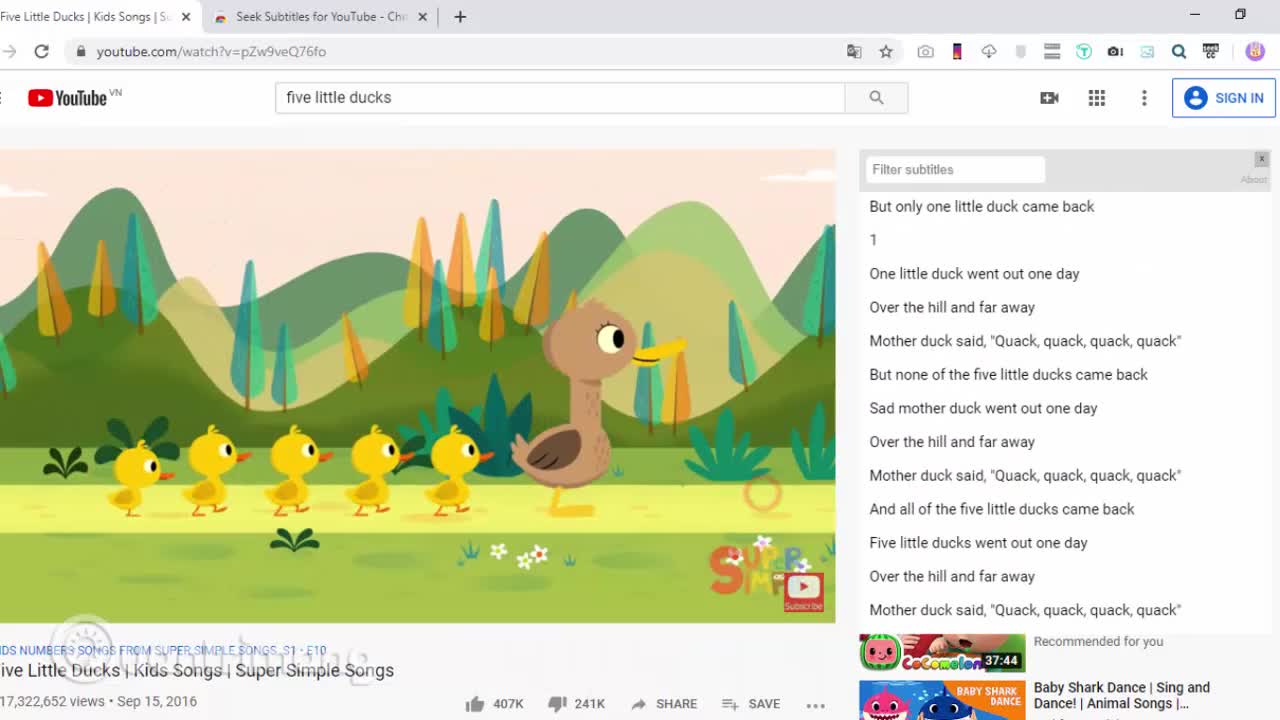 Cách hiển thị khung phụ đề video YouTube