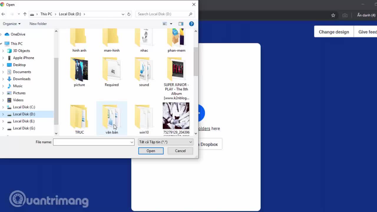 Cách dùng Dropbox Transfer gửi file trực tuyến