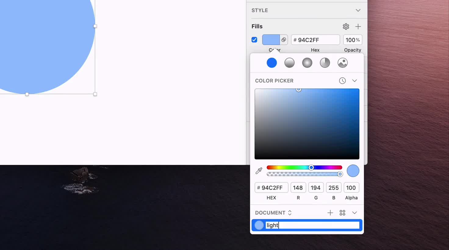 Thêm preset vào Sketch