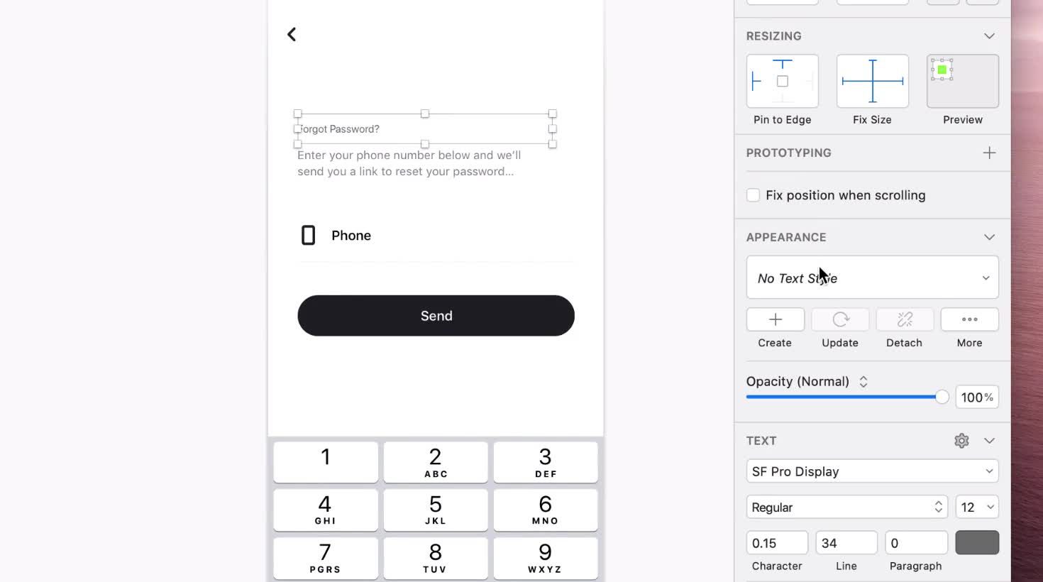 Cách áp dụng một Text Style trong Sketch