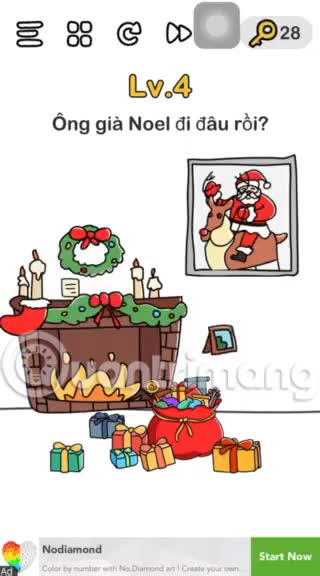 Đáp Án Brain Out - Đi tìm ông già Noel