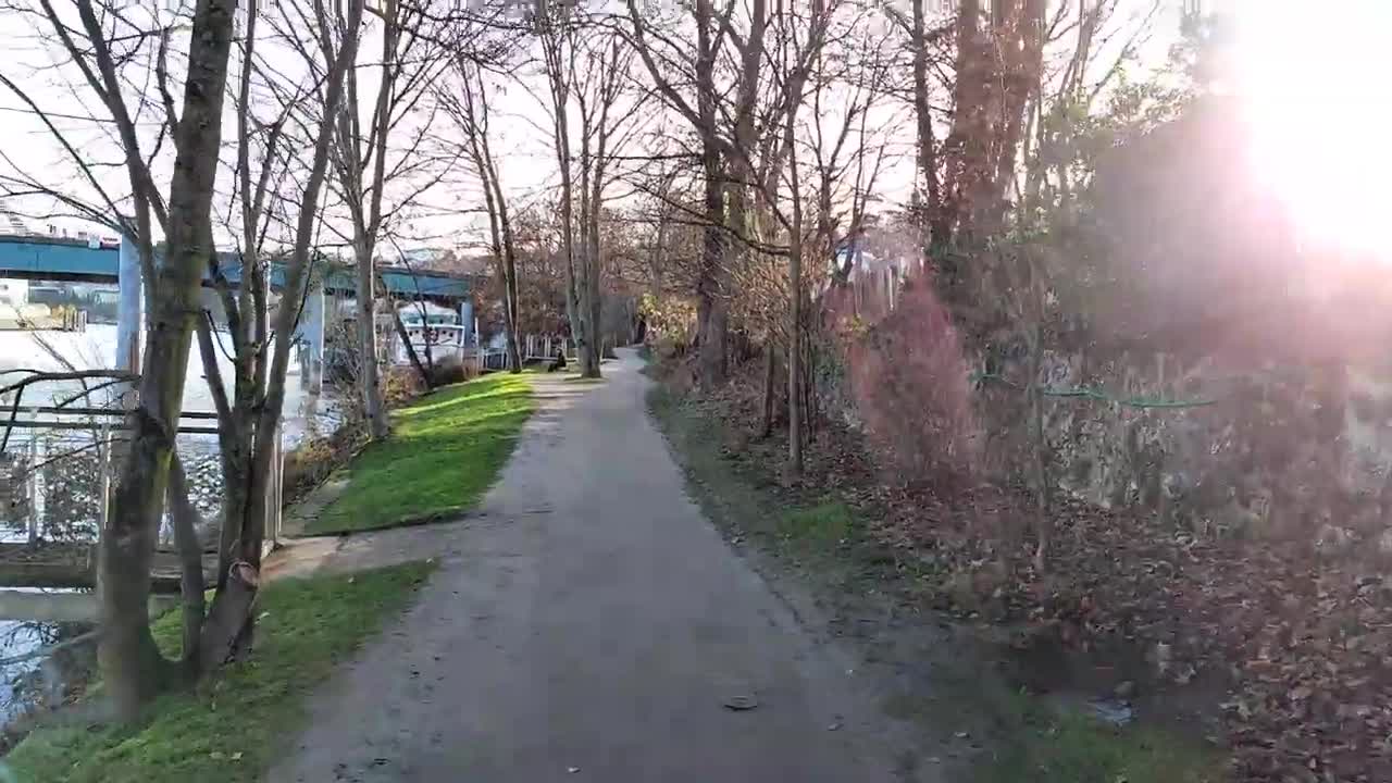 Vsmart Live, outdoor video, walking