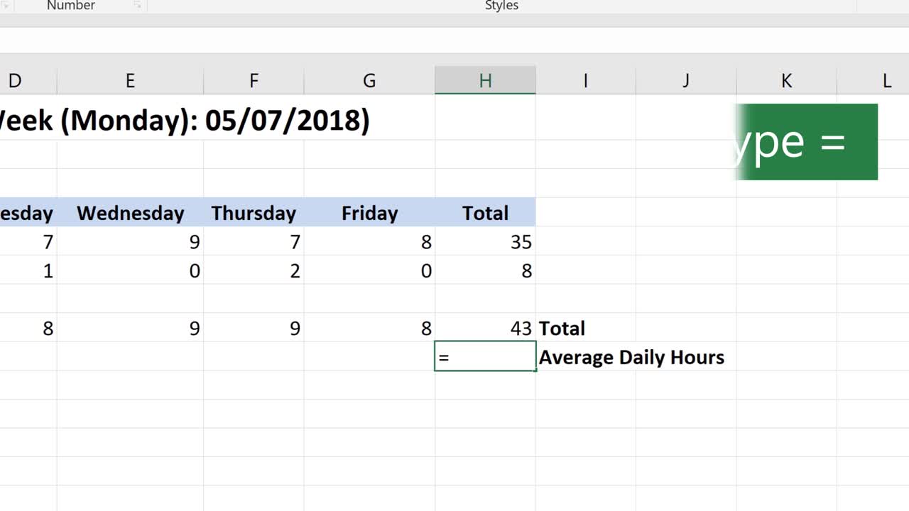 Phép chia trong Excel