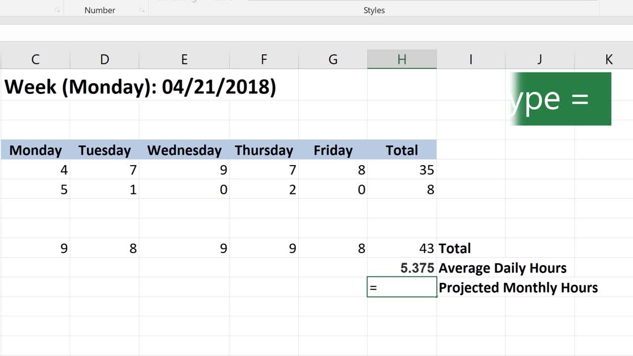 Phép nhân trong Excel
