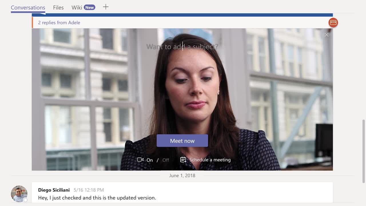 Create meetings Microsoft Teams