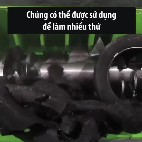 Cỗ máy tái chế lốp xe cũ