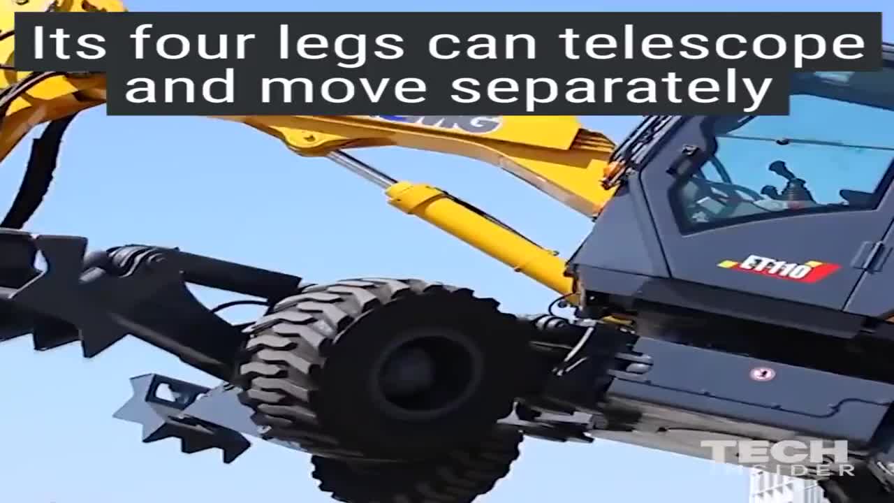 Xe máy xúc phiên bản người Nhện của Trung Quốc