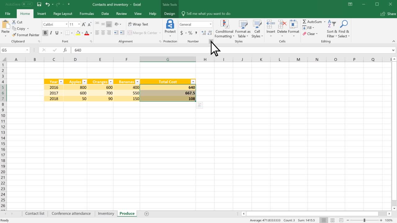 Tạo một định dạng số tùy biến trong Excel