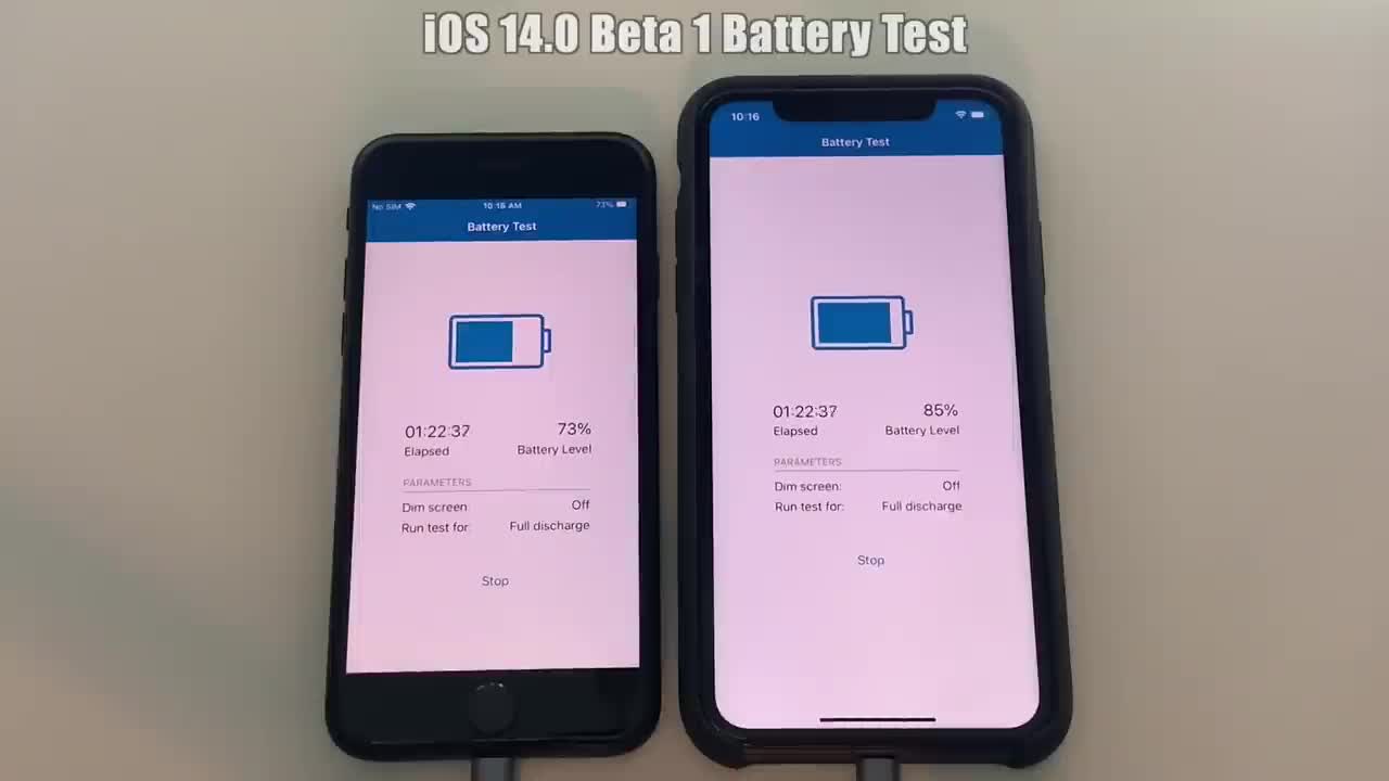 iOS 14 Beta 1 Battery Test. You will be surprised by the result!