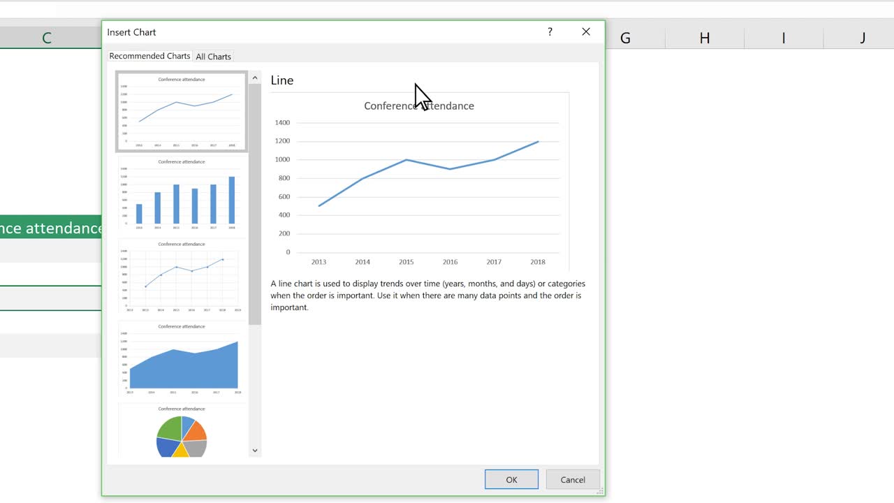 Lập biểu đồ trong Excel