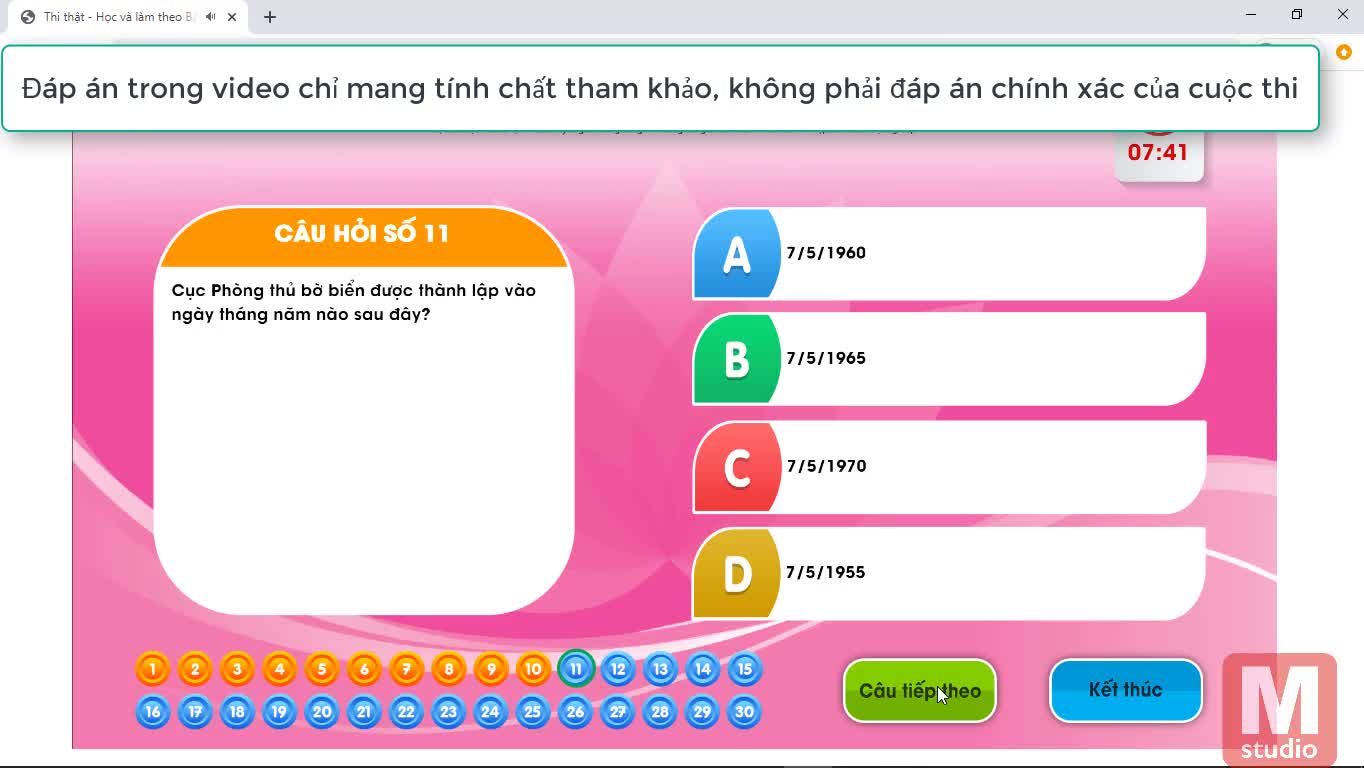 Hướng dẫn thi Bảng C Học và làm theo lời Bác Tuần 1